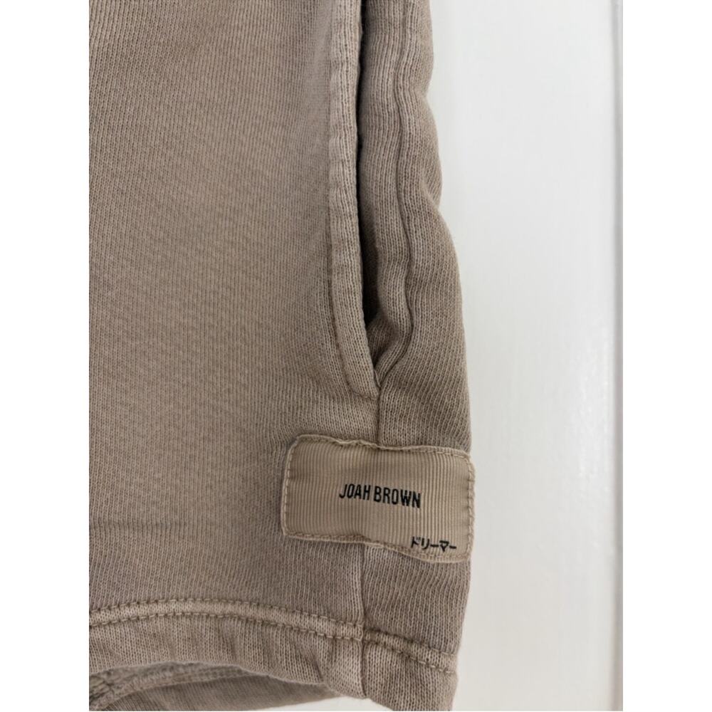 Joah Brown The Classic Sweat Short Gray Brown French Terry XS/S - Picture 5 of 8